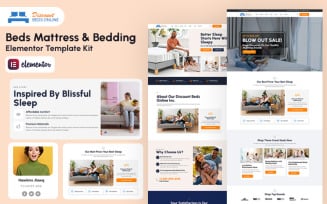 Discount Beds - WordPress Elementor Template Kit