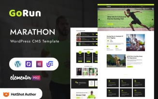 GoRun - Marathon Sport Event Multipurpose WordPress Elementor Theme