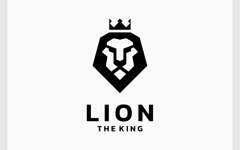 Lion King Majestic Mane Logo Logo Template