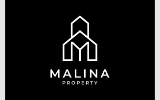 Letter M Property Real Estate Logo