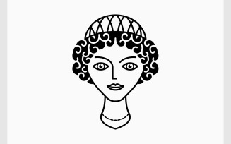 Metrodora Goddess Greek Logo