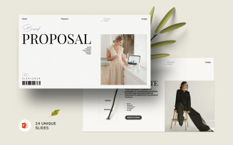 Brand Proposal PowerPoint Template Clean Design