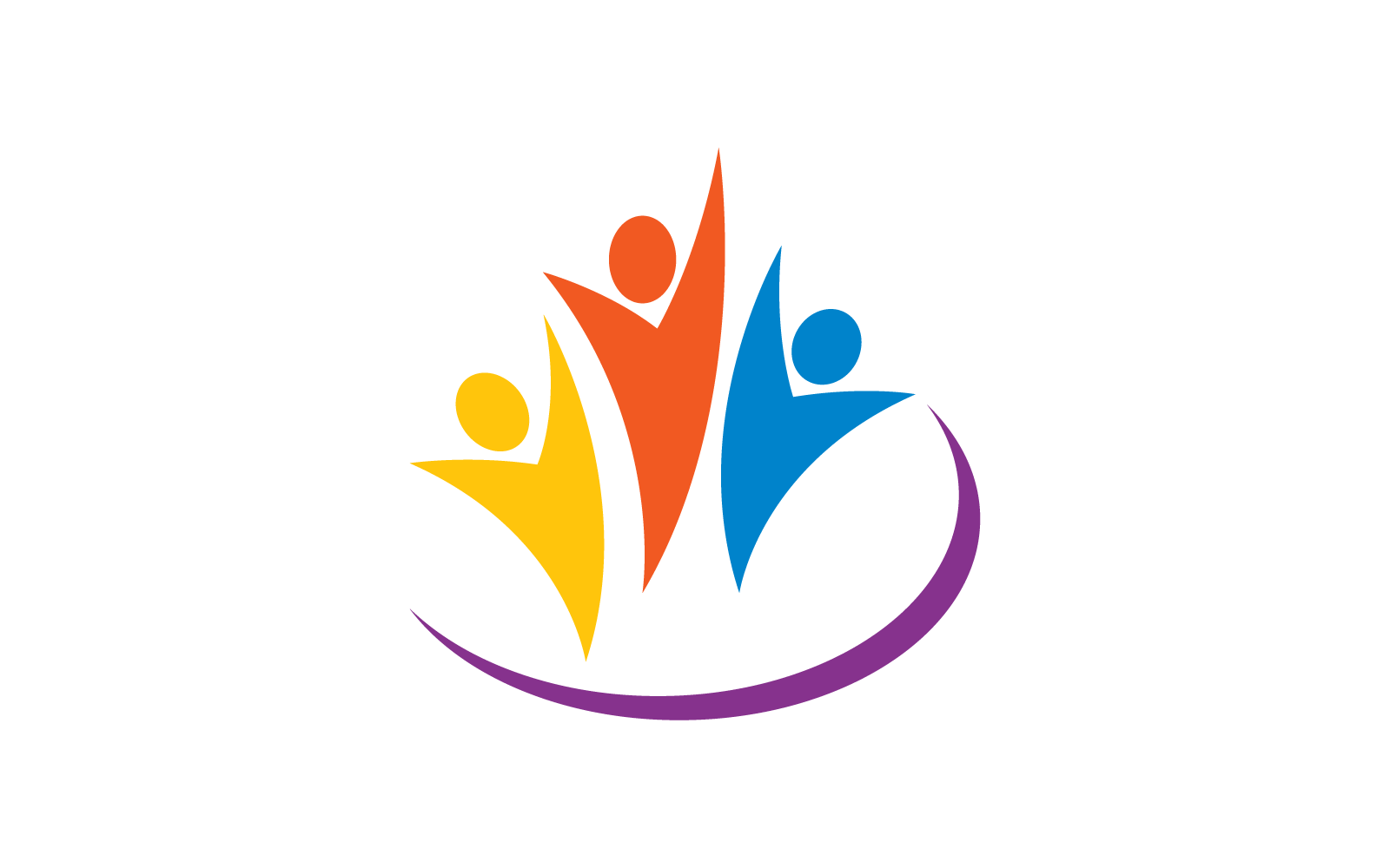 Community, network and social design logo vector Logo Template