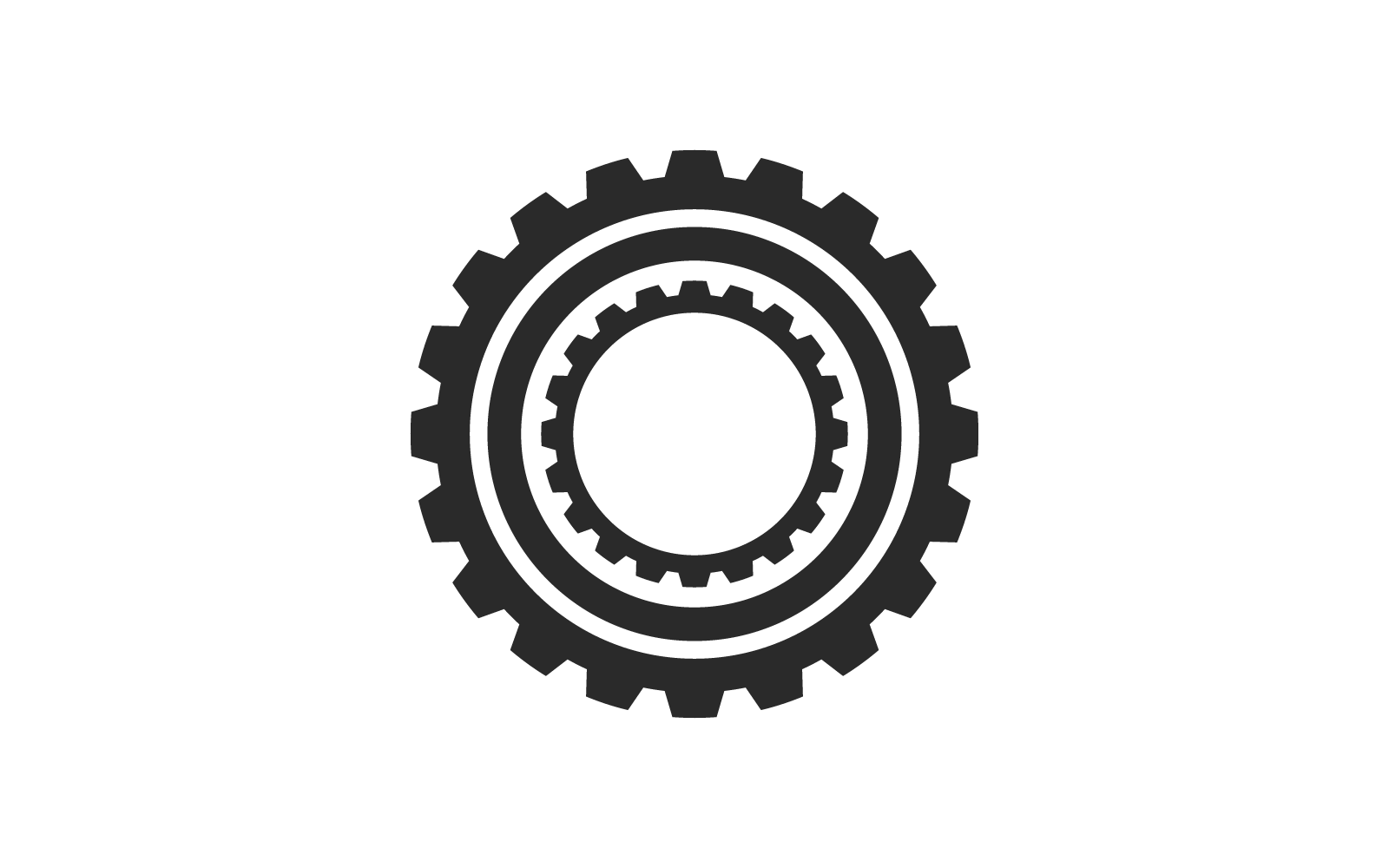 Gear logo illustration vector design Logo Template