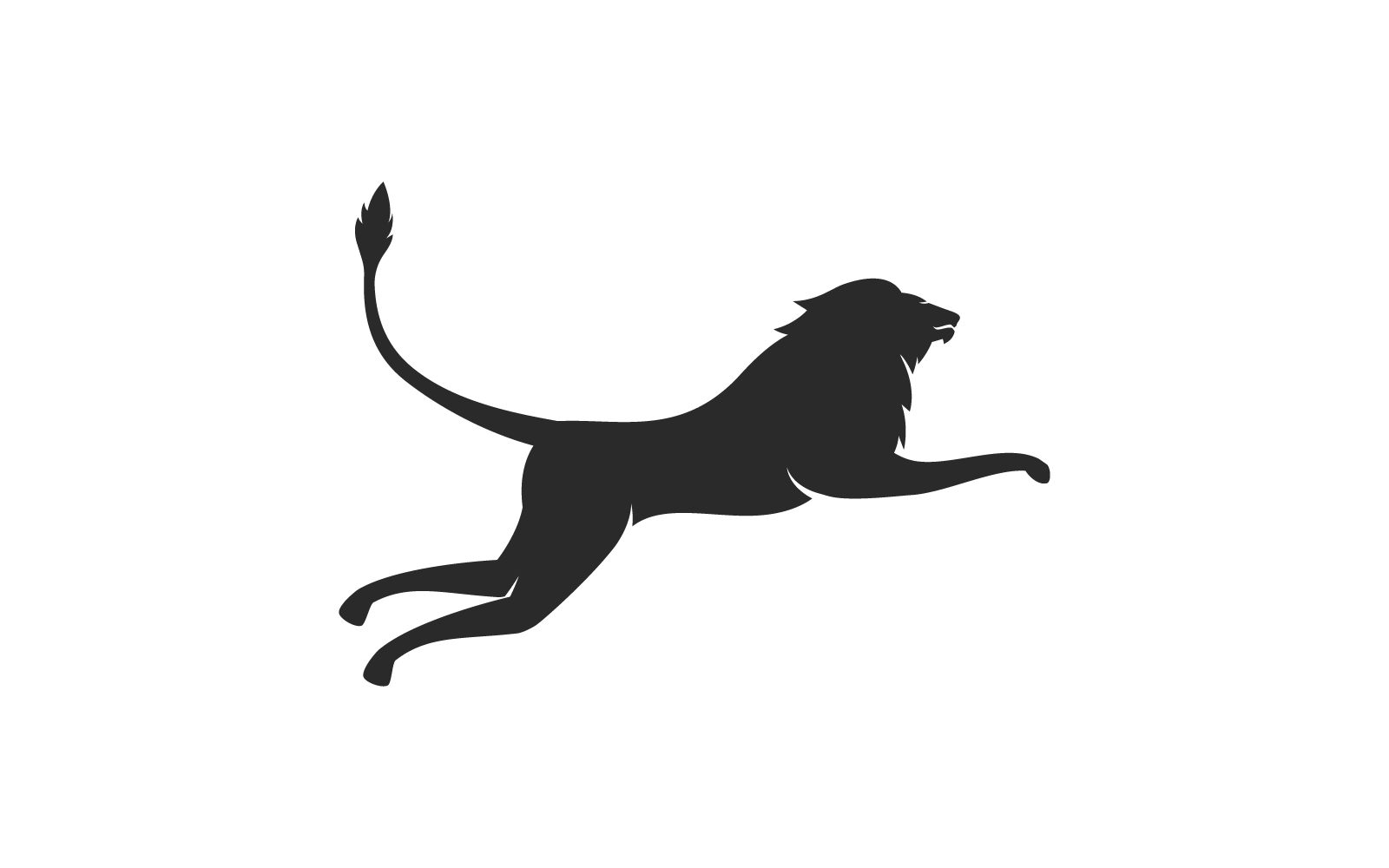 Lion illustration logo vector template