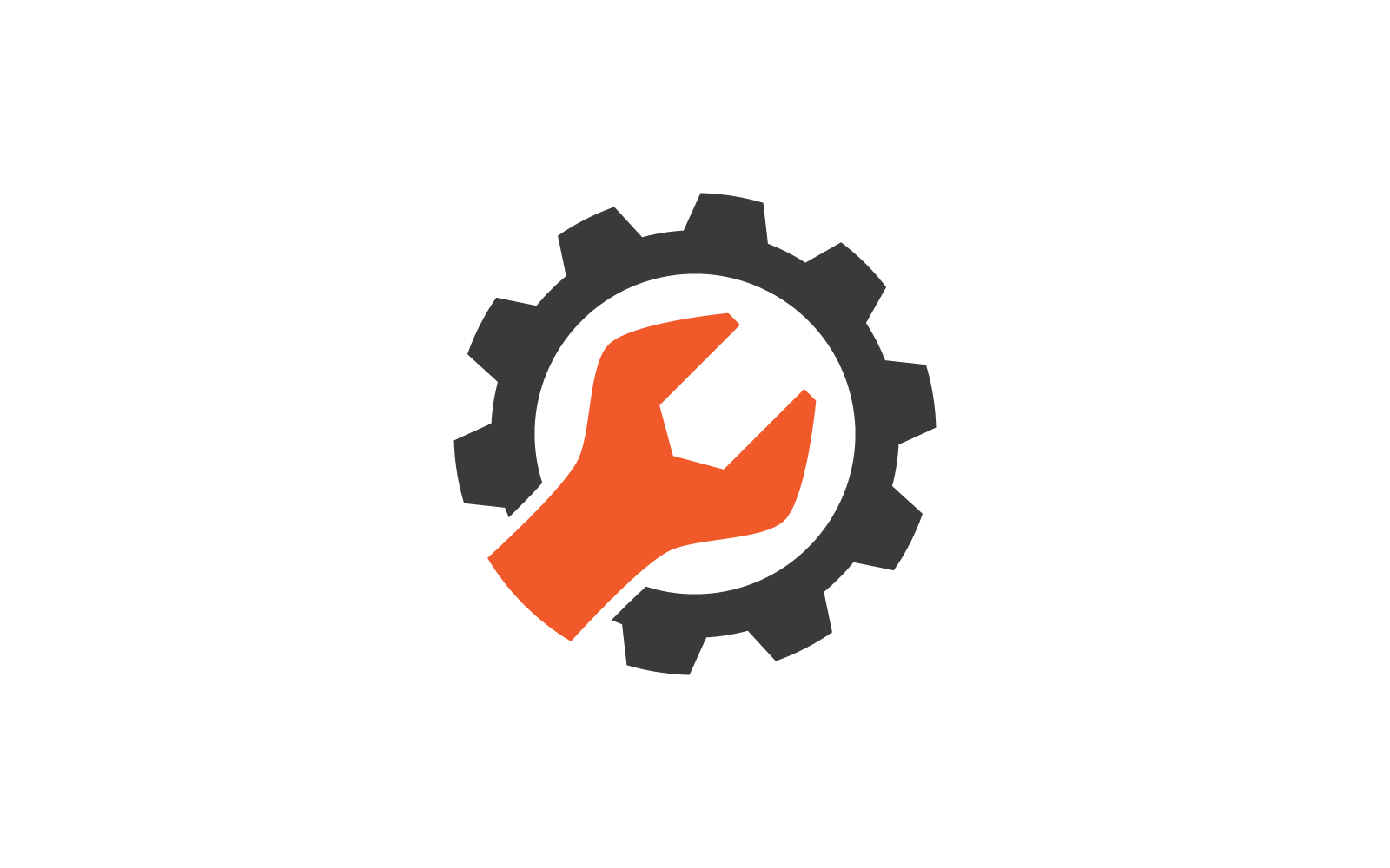 Maintenance logo icon vector flat design template Logo Template