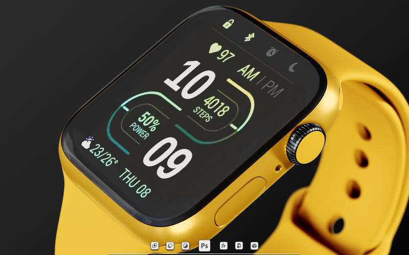 Smart Watch Mockup Template Product Mockup
