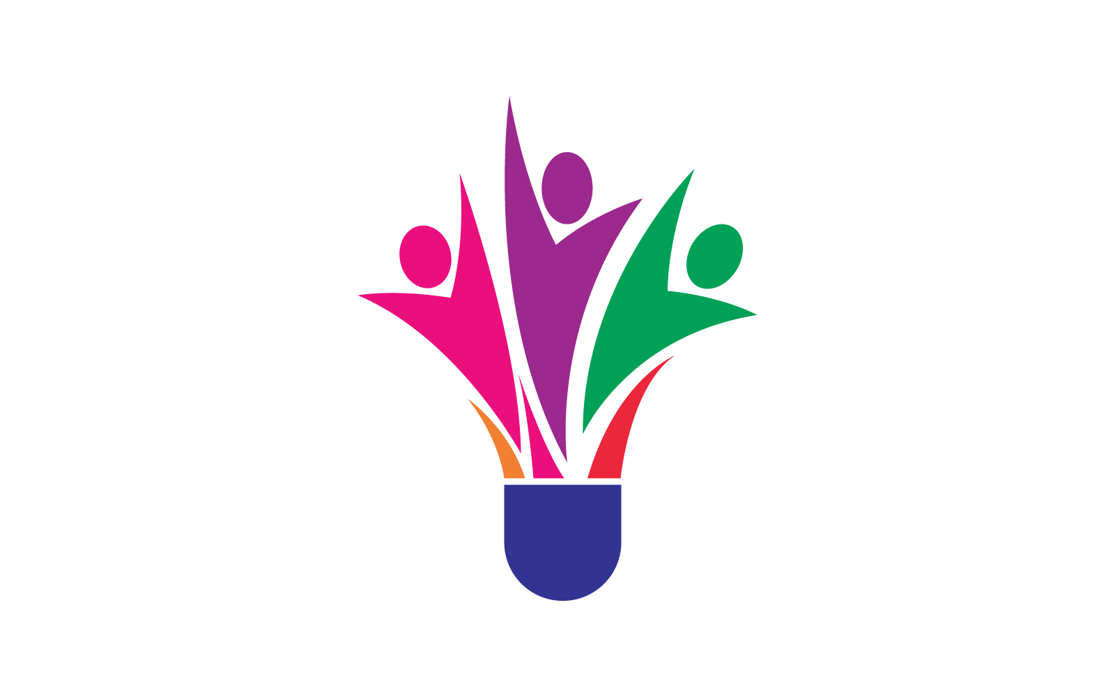 Suttle cock badminton logo vector design