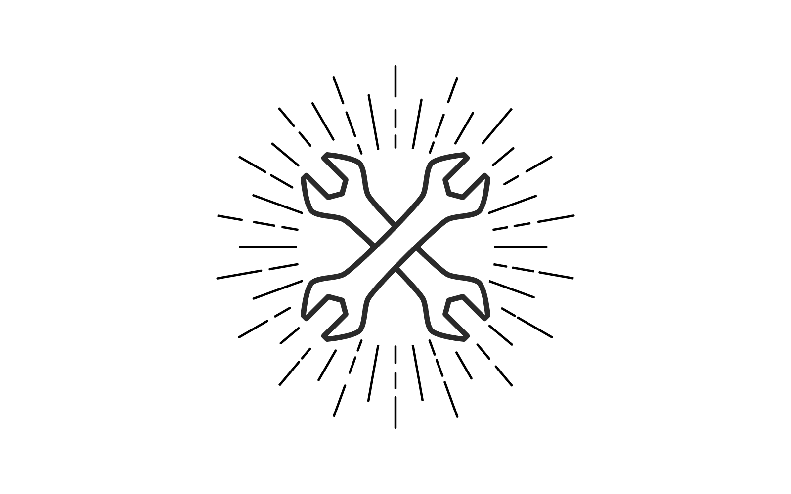 Wrench logo illustration vector design