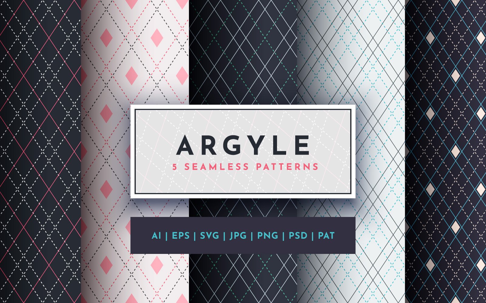 Kit Graphique #397659 Argyle Seamless Divers Modles Web - Logo template Preview