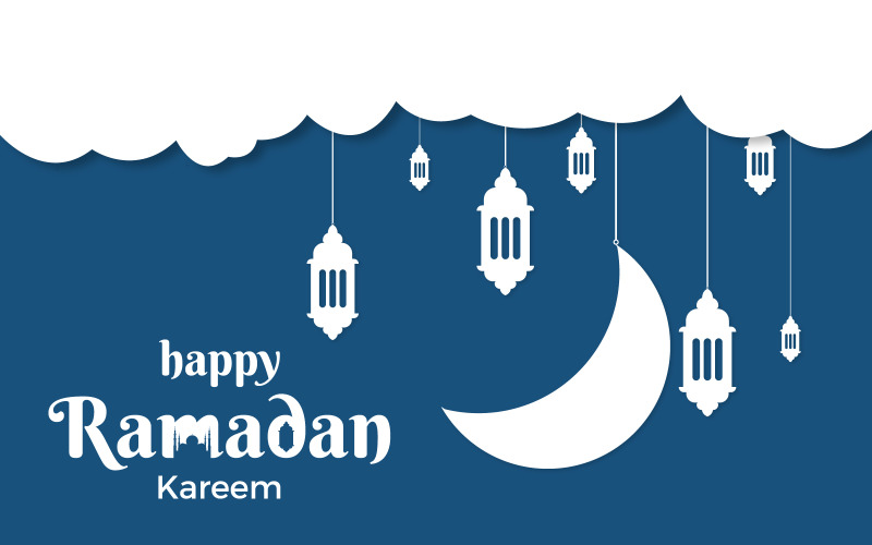 Happy Ramadan Kareem Poster Background