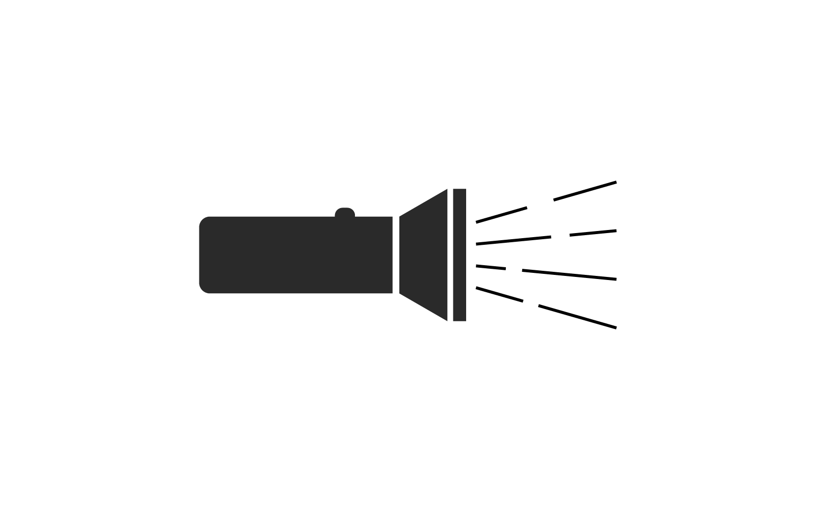 Icono de linterna ilustración vector diseño plano