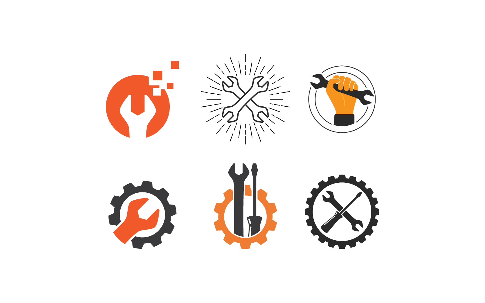 Maintenance logo icon illustration vector