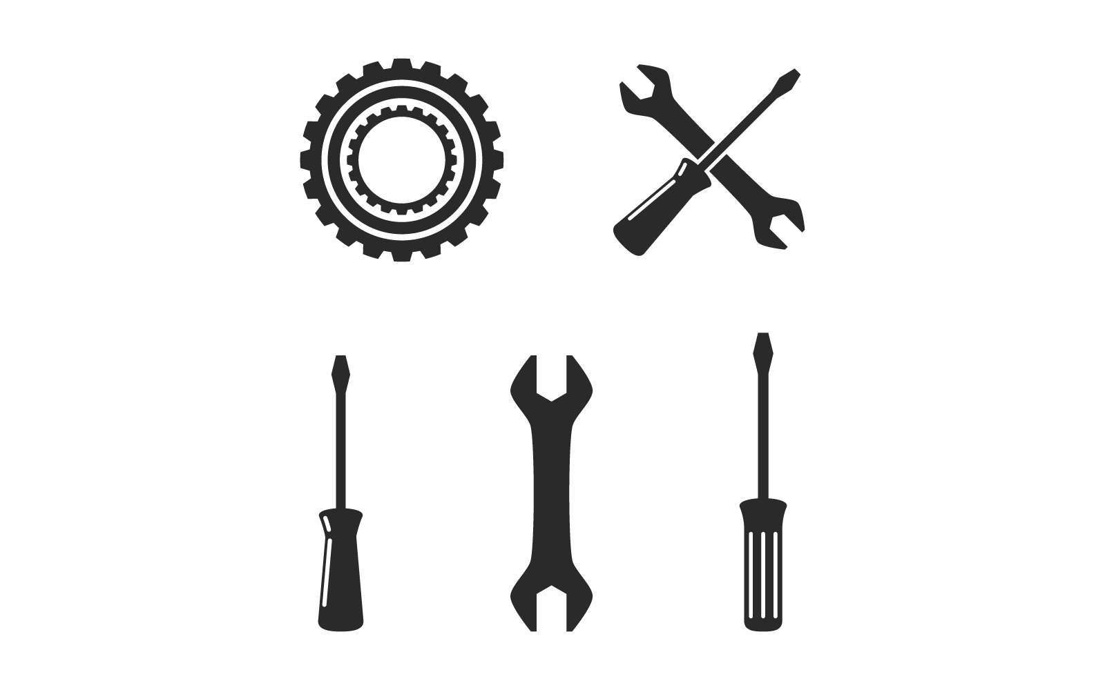 Maintenance logo illustration design template
