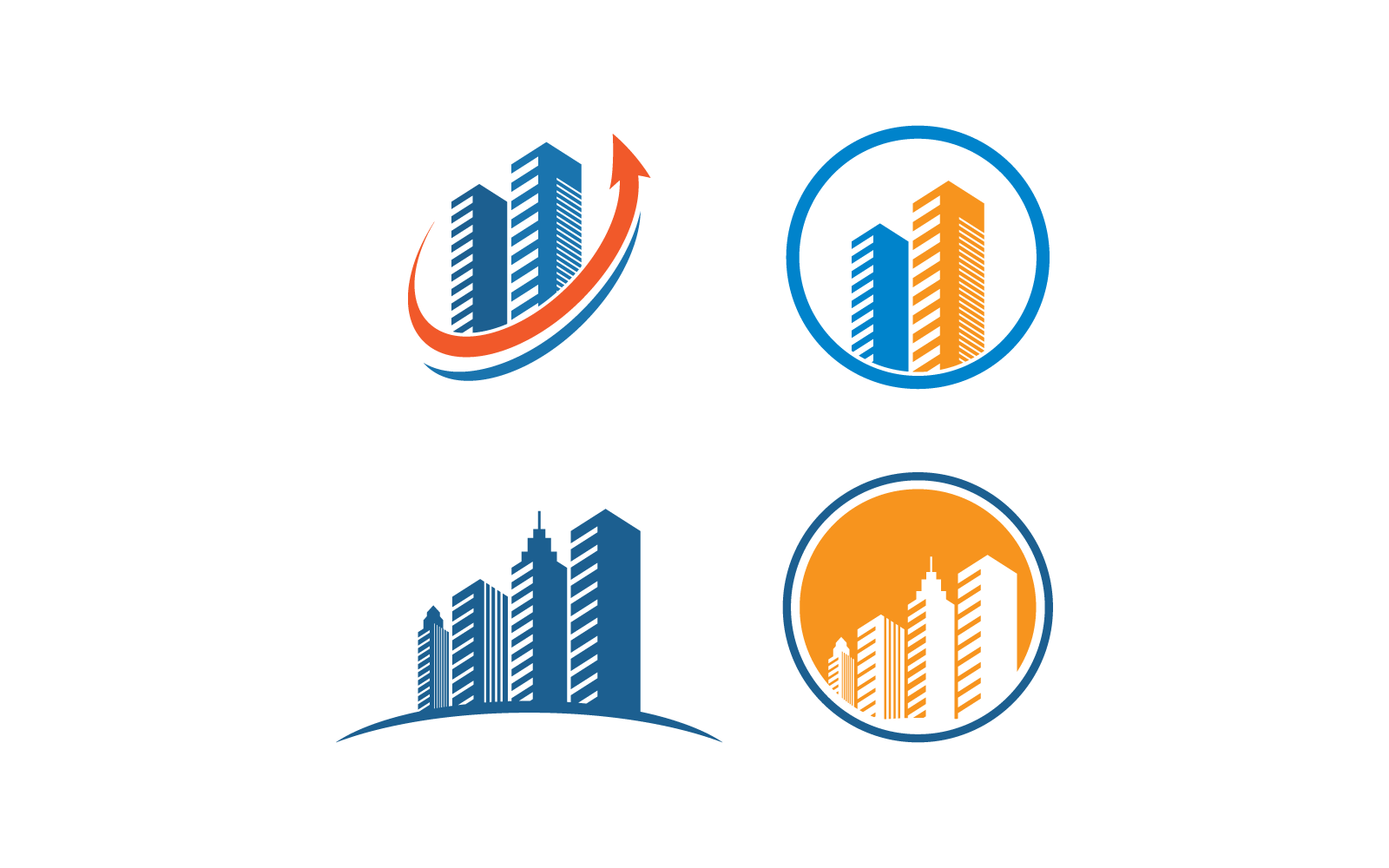 Stadtsilhouette, Vektorsymbol für die Illustration der Stadtsilhouette