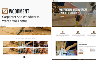 Woodment - Carpenter And Wood Manufacturing Wordpress Theme