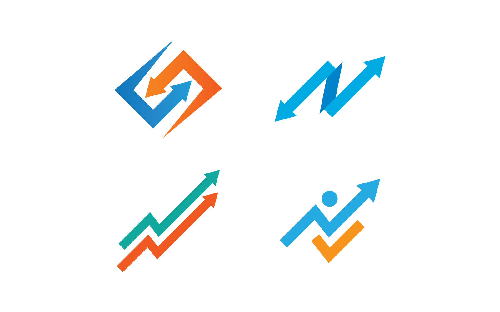 Business Finance illustration design logo template vector
