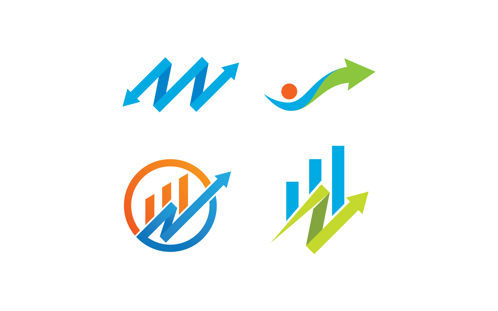 Business Finance logo design template illustration vector