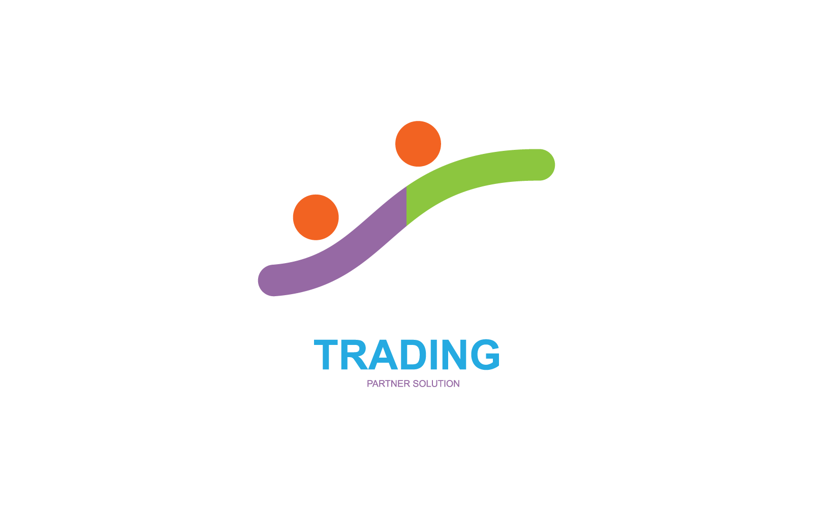 Business Trading logo vector illustration template