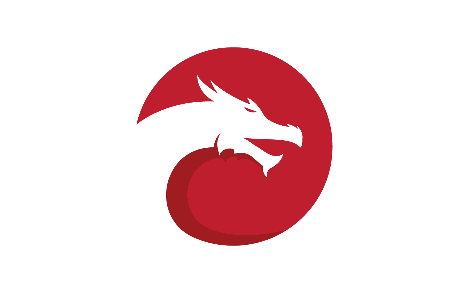 Dragon logo template vector illustration template