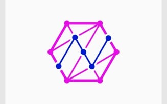 Hexagon Connection Analysis Logo