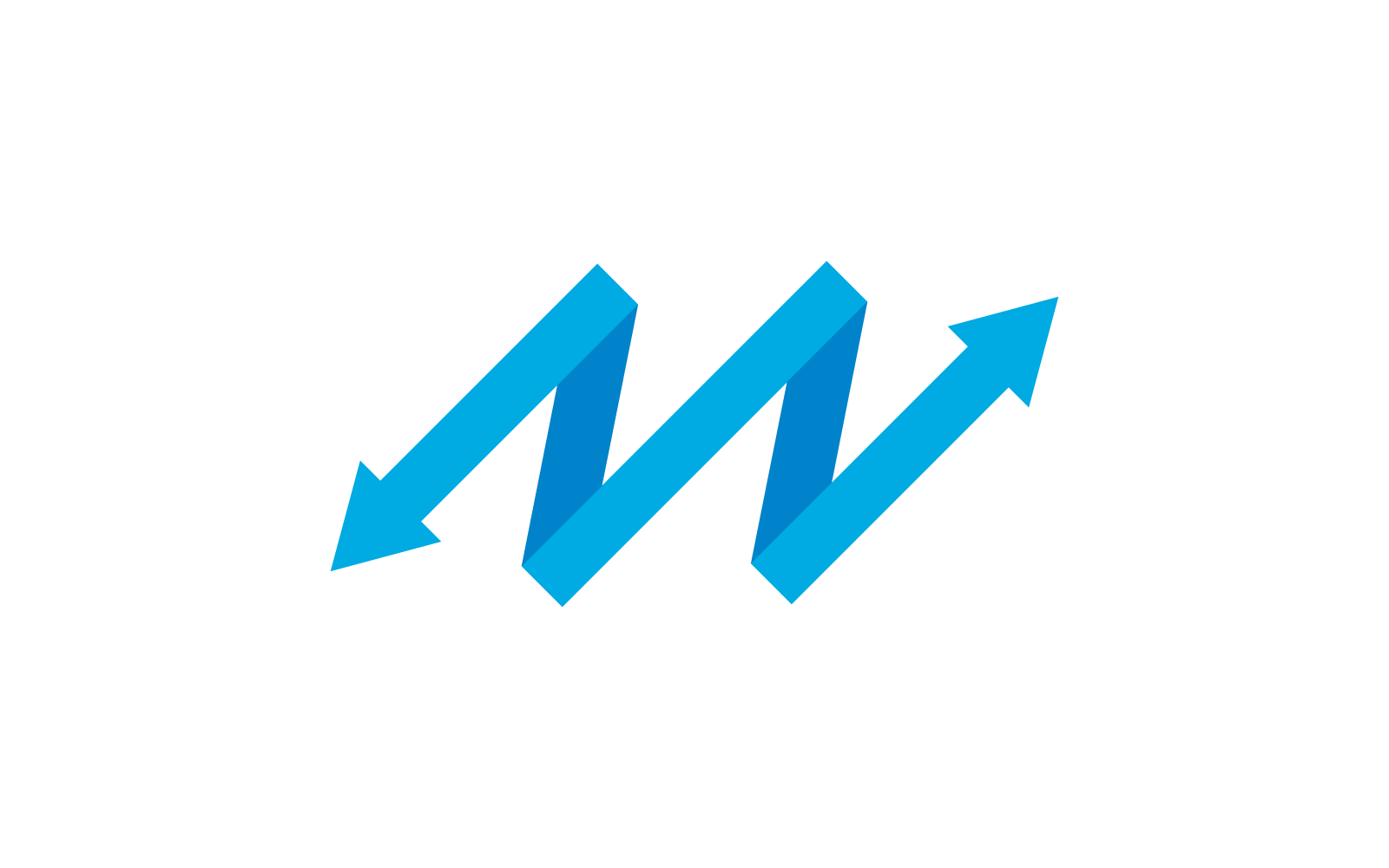 Illustrationsvektor für das Pfeillogo der Unternehmensfinanzierung