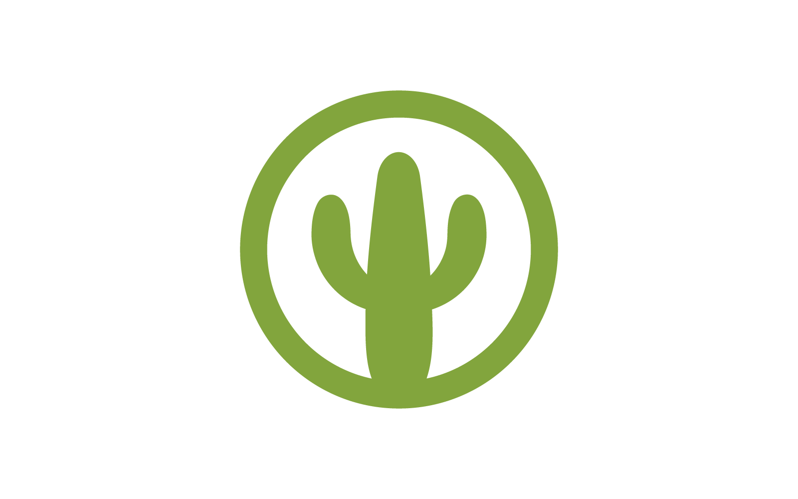 Kaktus-Vektor-flache Design-Illustrationsvorlage