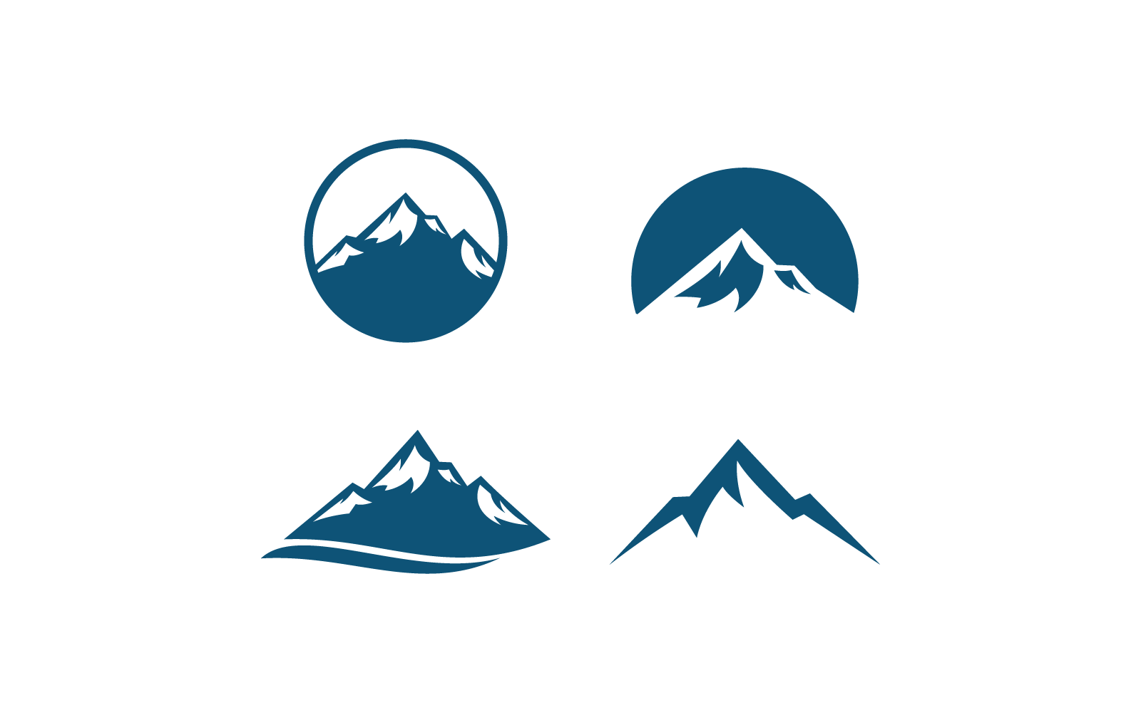 Mountain design illustration logo icon vector design Logo Template