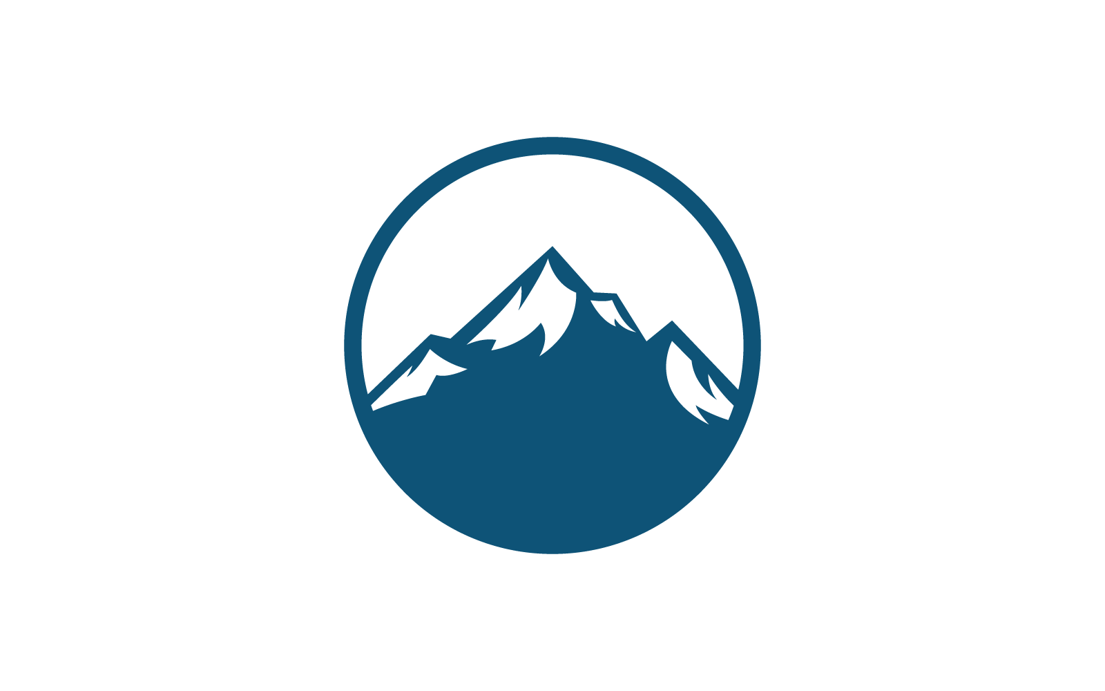 Mountain illustration vector design icon template