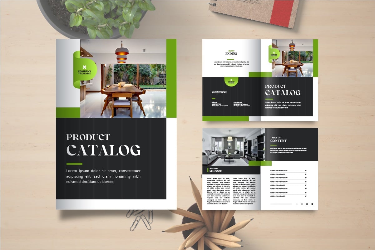 Kit Graphique #397834 Catalogueue Couvercle Web Design - Logo template Preview