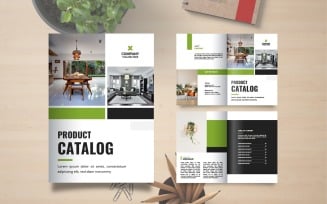 Product catalog design or product catalogue template, product catalog portfolio template vector