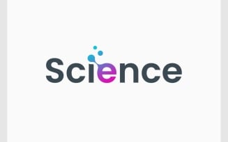 Science Lab Technology Wordmark Logo