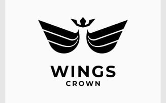 Spread Wings with Crown Logo