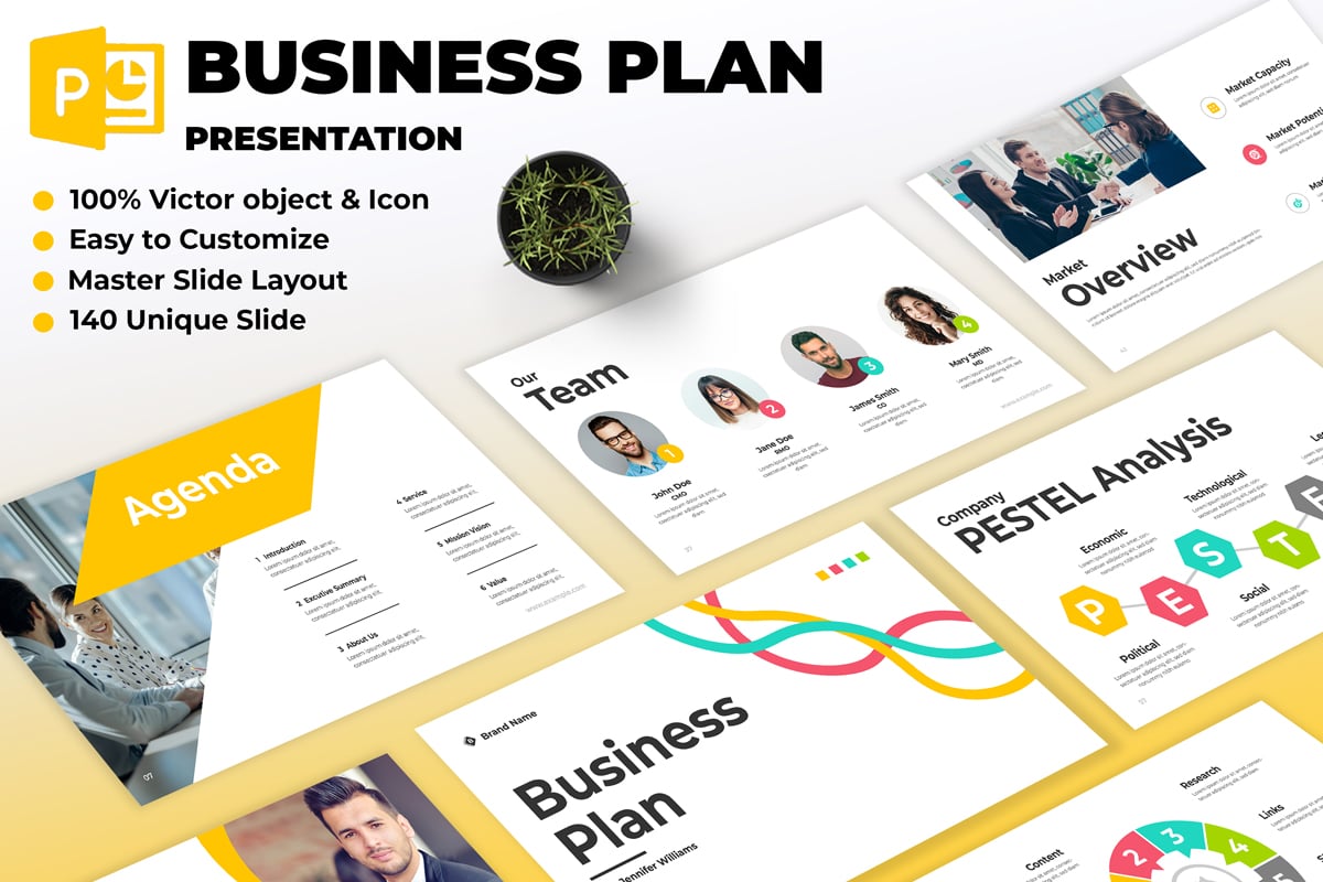 Template #397944 Plan Business Webdesign Template - Logo template Preview