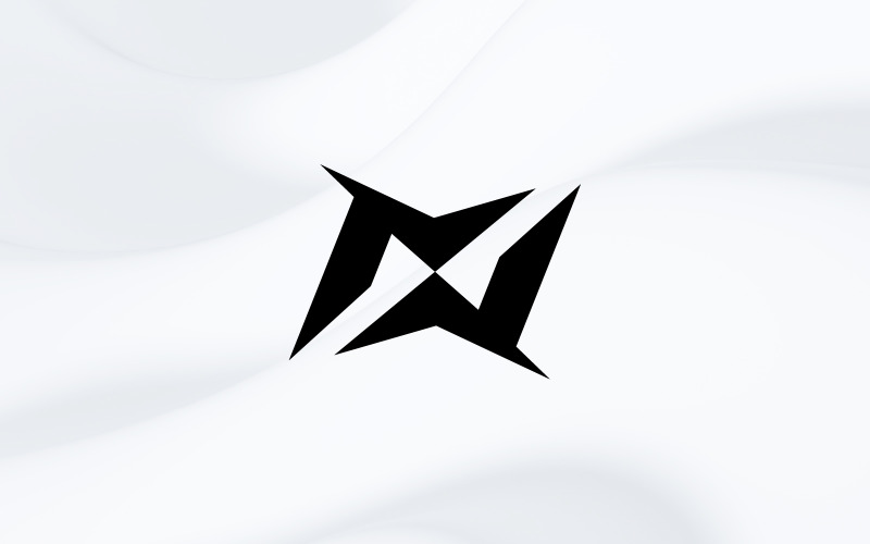 MM letter minimal logo design template Logo Template
