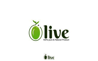 Premium quality brand Business Olive company logo template design