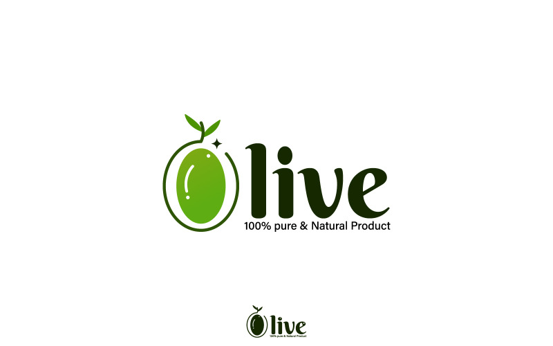 Premium quality brand Business Olive company logo template design Logo Template