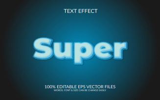 Super offer vector eps 3d text effect.