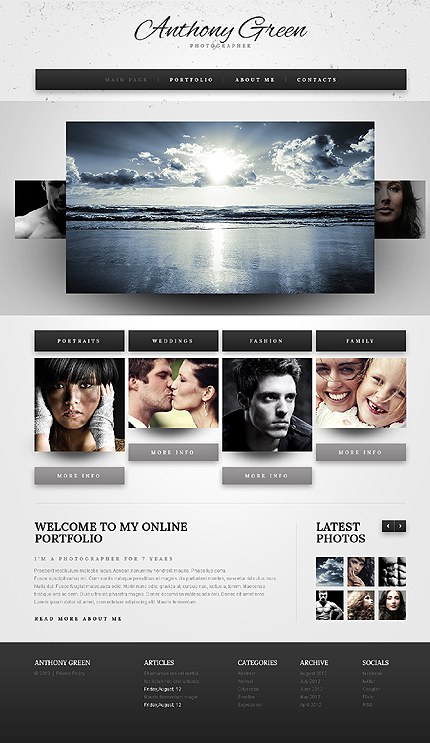 Website Template #39869 - Art & Photography - Most Popular - Templates Website Template #39869 - Art & Photography - Most Popular - Templates