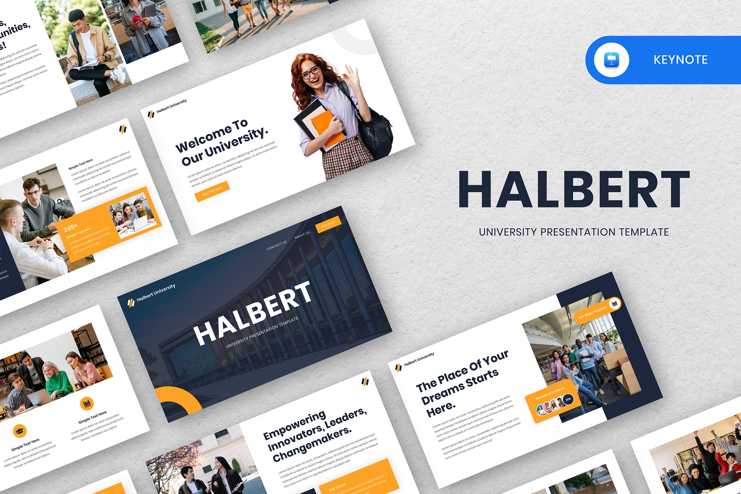 Halbert - University Keynote Template