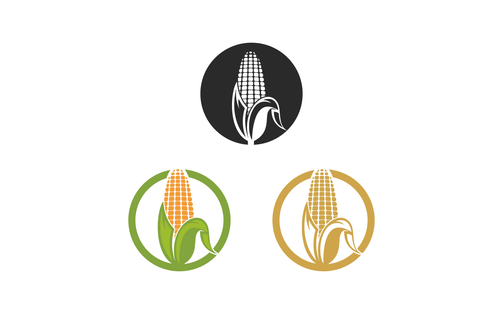 Corn logo icon vector design illustration template