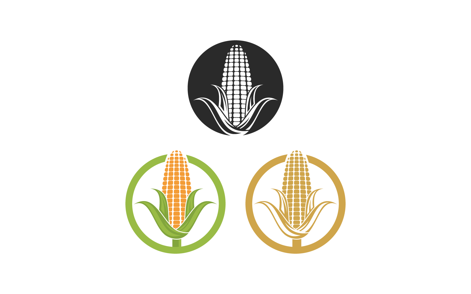 Corn logo vector illustration design template