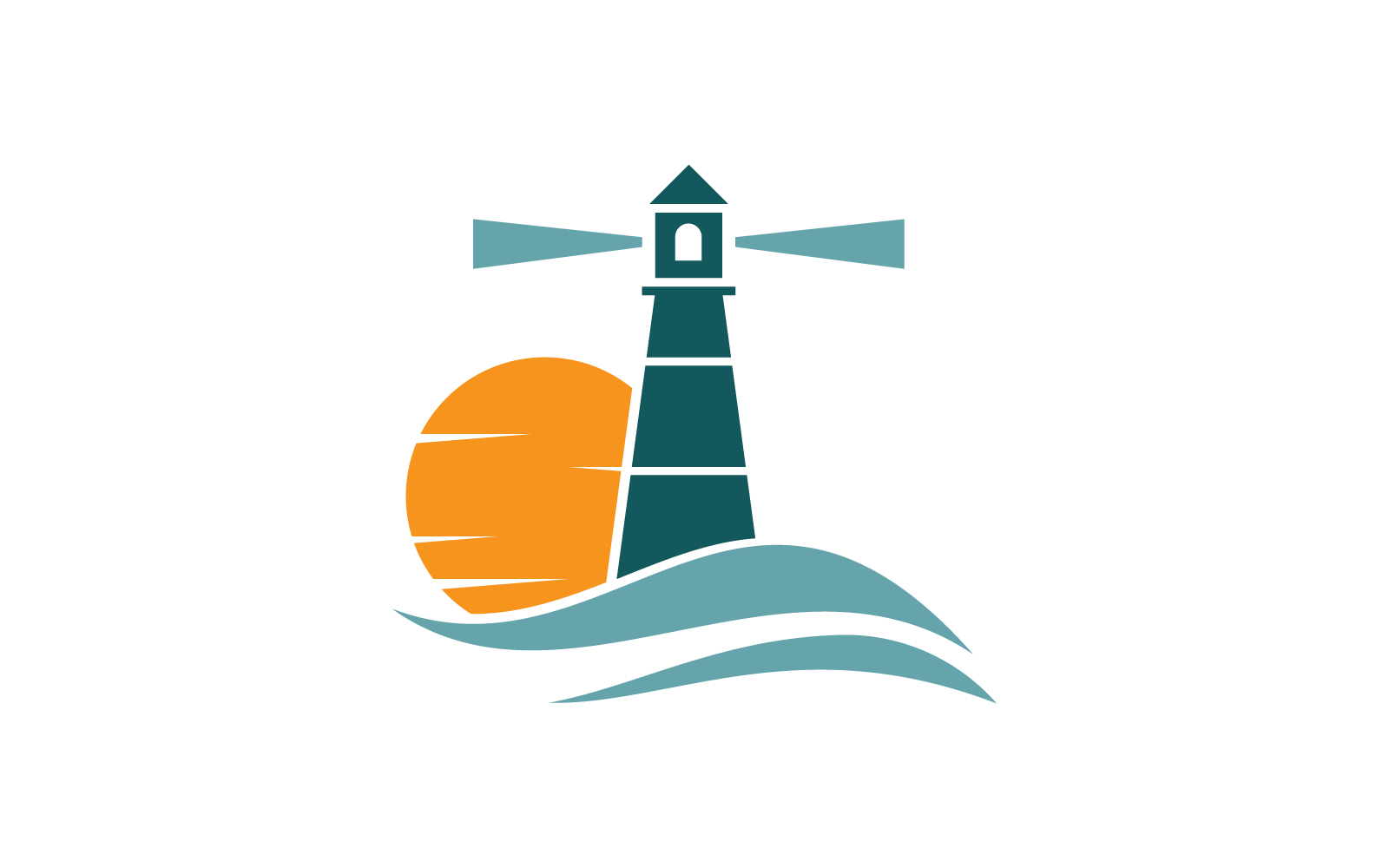 Light House Logo illustration Template