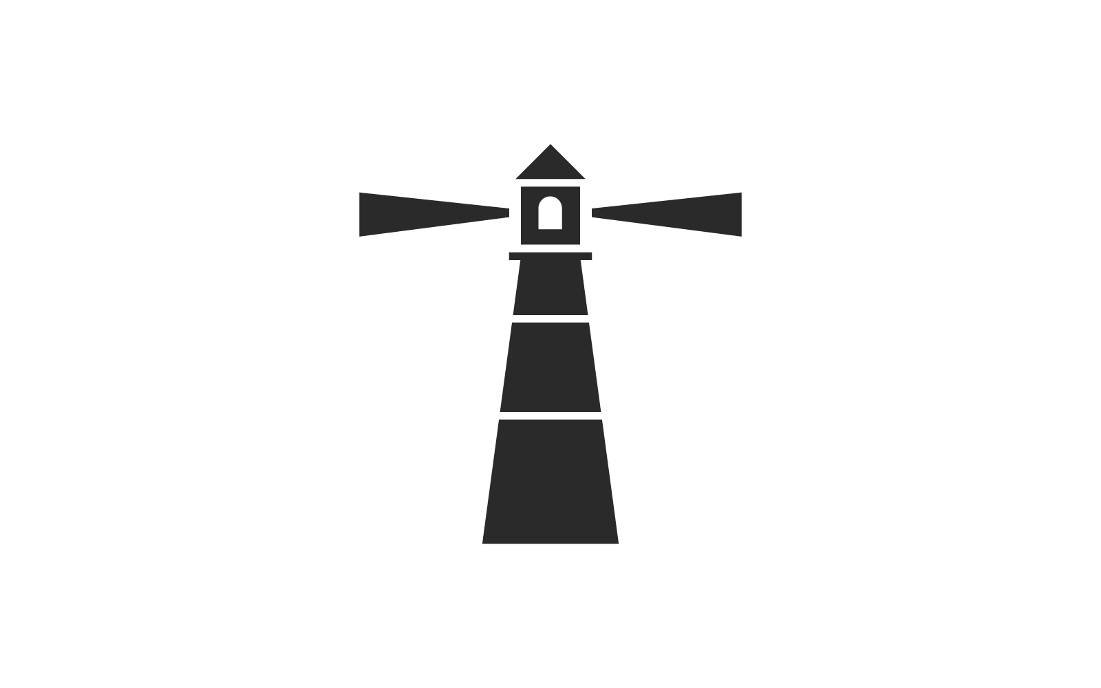 Light House Logo Vector Design Template