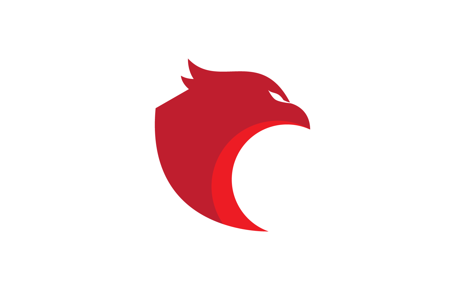 Ontwerpsjabloon vector illustratie van Falcon Eagle