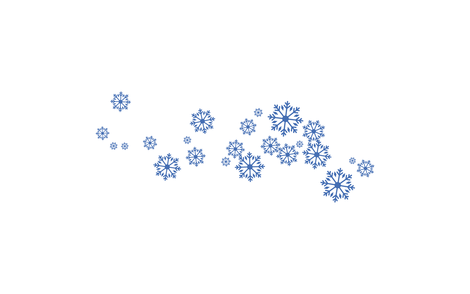 Snöflingor bakgrund snöfall vektor formgivningsmall