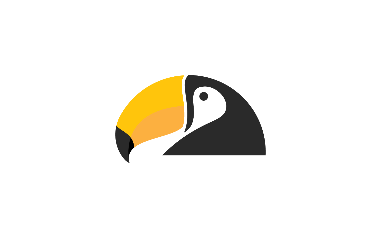 Toucan logo vector illustration template