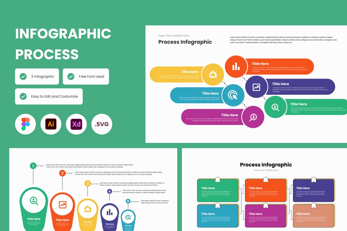 Kit Graphique #398149 Progres Graph Web Design - Logo template Preview