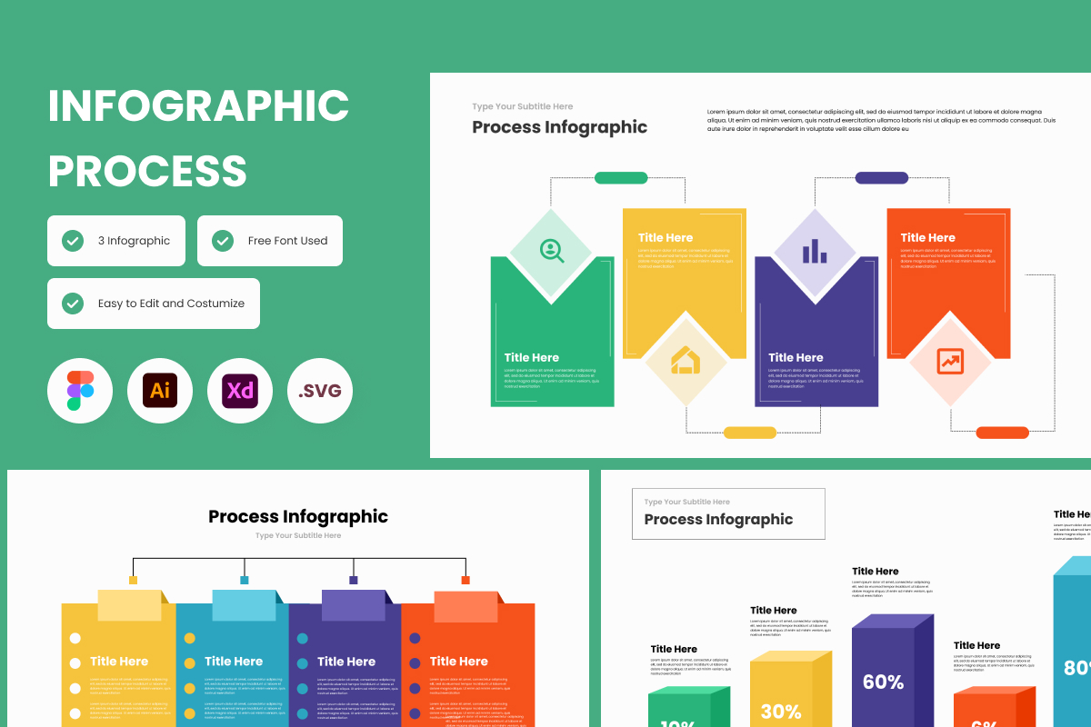 Kit Graphique #398150 Progres Graph Web Design - Logo template Preview