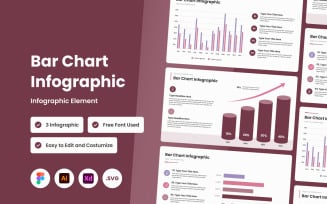 Bar Chart Infographic Template